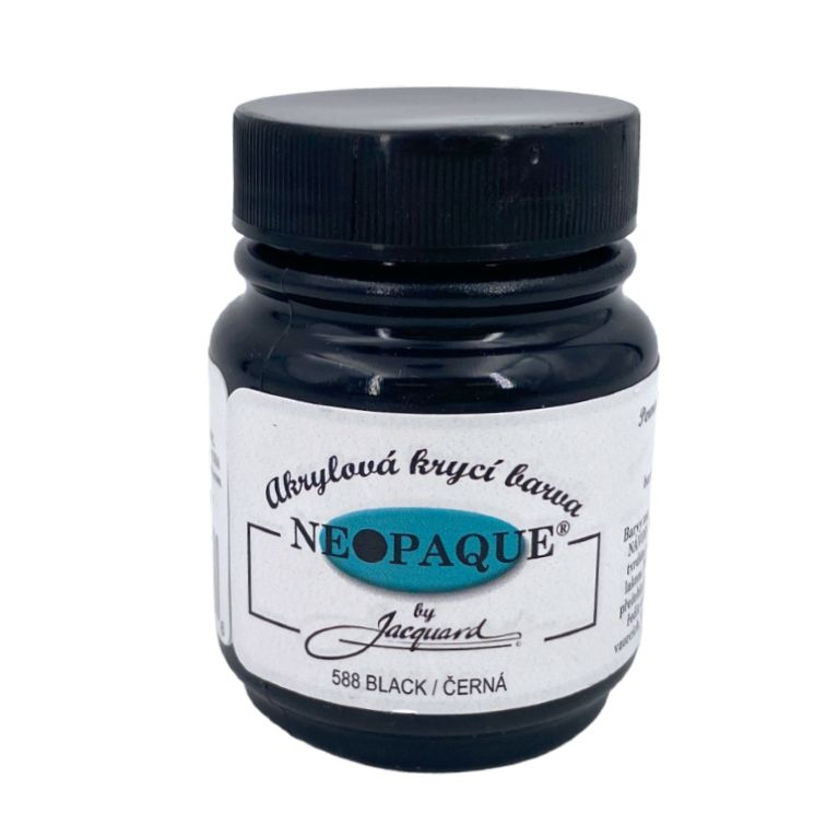 Nemetalická krycí barva Neopaque 588 černá (67ml)