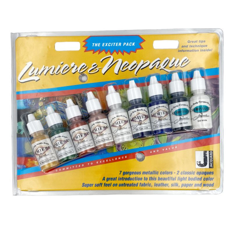 Sada barev na textil Lumiere a Neopaque