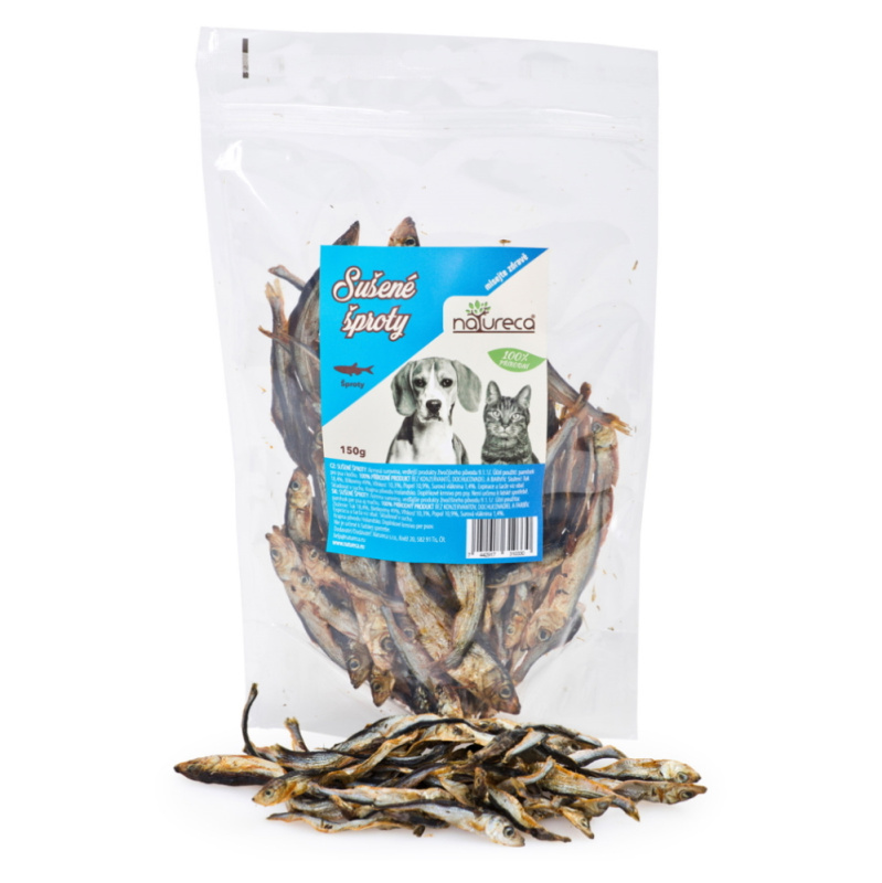 NATURECA pochoutka Šproty sušené 6-8cm  150g