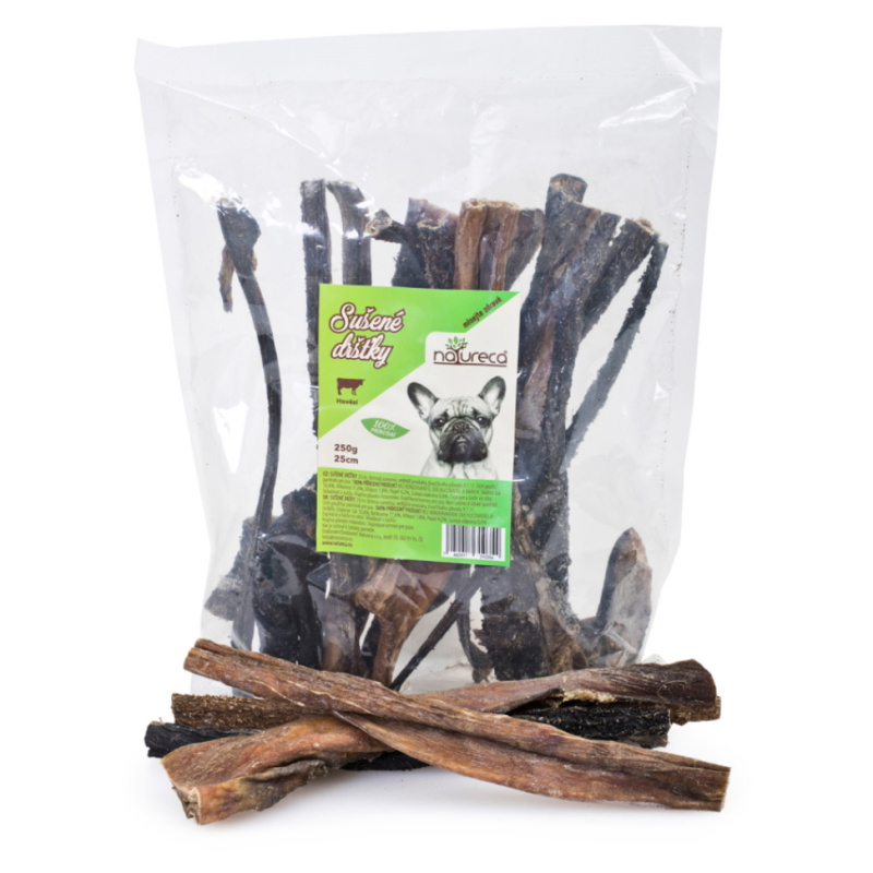 NATURECA pochoutka Hovězí dršťky sušené  25cm/250g