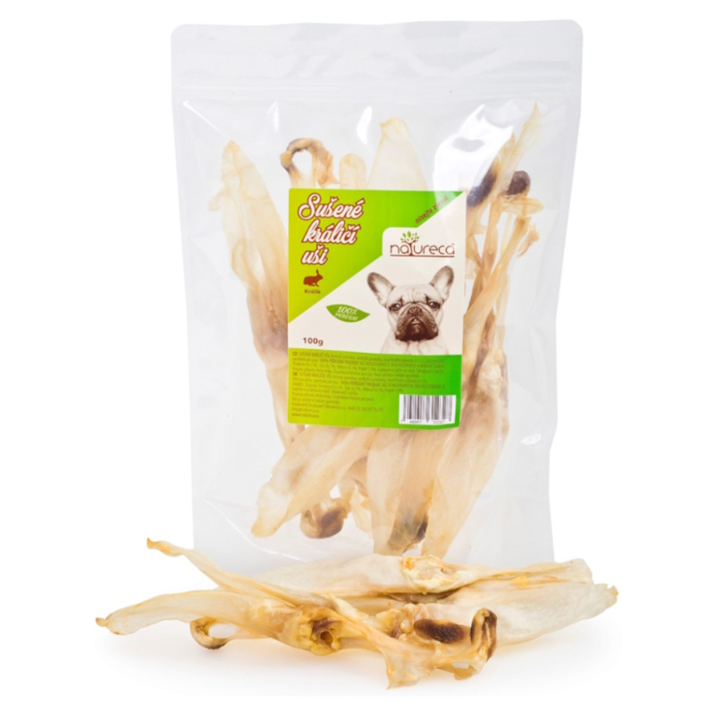 NATURECA pochoutka Králičí uši sušené  100g