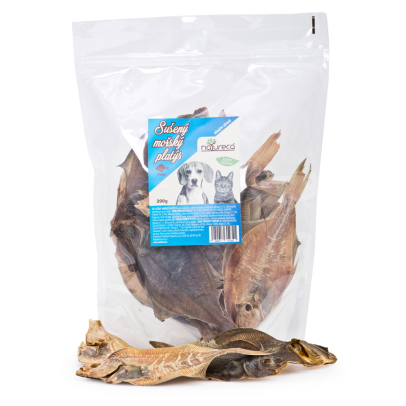 NATURECA pochoutka Platýs mořský sušený 200g