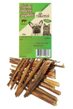 NATURECA pochoutka Vepřové spaghetti sušené  60g