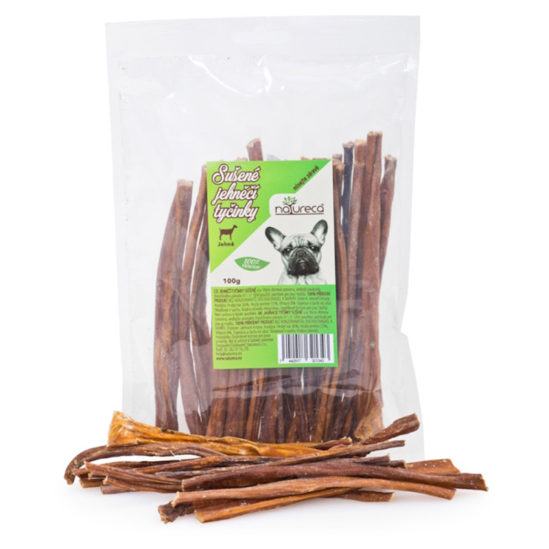 NATURECA pochoutka Jehněčí tyčinky sušené 100g 100g