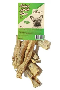 NATURECA pochoutka Jehněčí hrtany sušené  250g