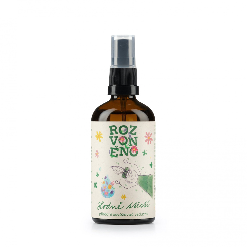 Rozvoněno Osvěžovač vzduchu - Hodně štěstí - s rozmarýnem a levandulí, 100ml