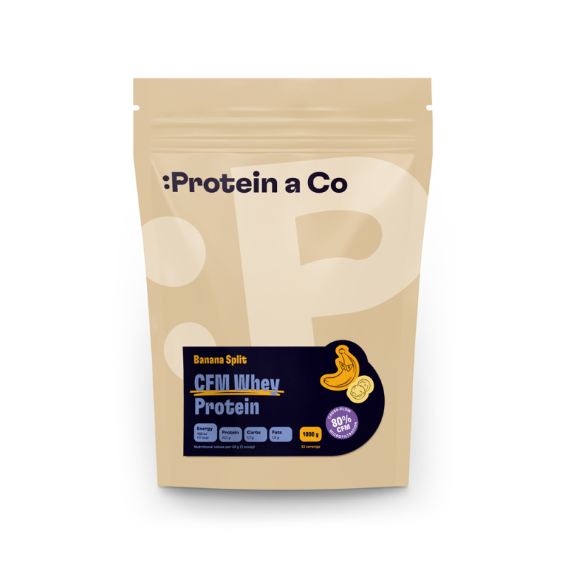 CFM WHEY PROTEIN 80 1 kg –  Banana split