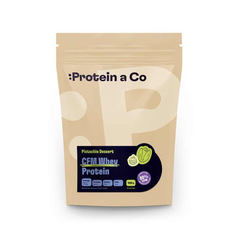CFM WHEY PROTEIN 80 1 kg - Pistachio dessert