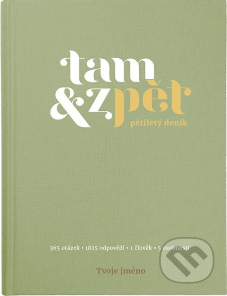 Pětiletý deník Tam & zpět - Malý zelený