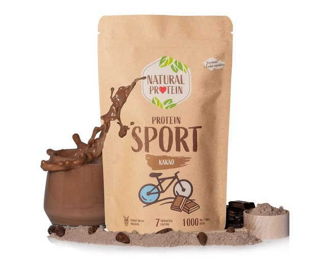Natural Protein Sport 350 g - kakao