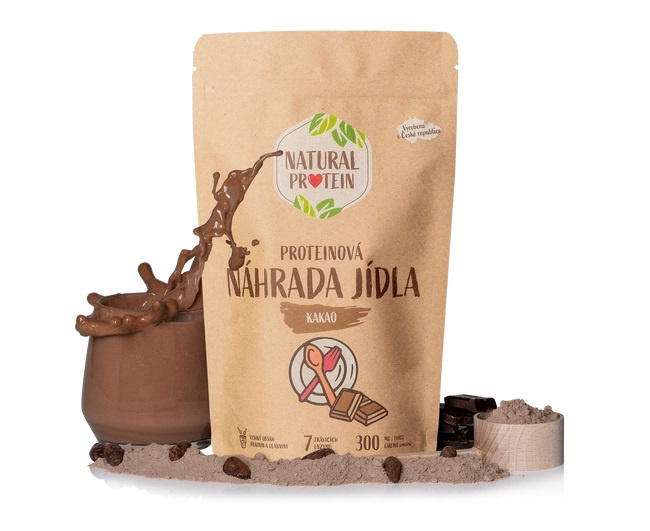 Natural Protein Proteinová náhrada jídla 350 g - Kakao
