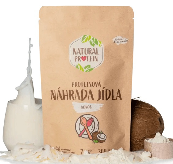 Natural Protein Proteinová náhrada jídla 350 g - Kokos