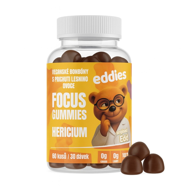 EDDIES Focus Gumídci na podporu paměti 60 kusů