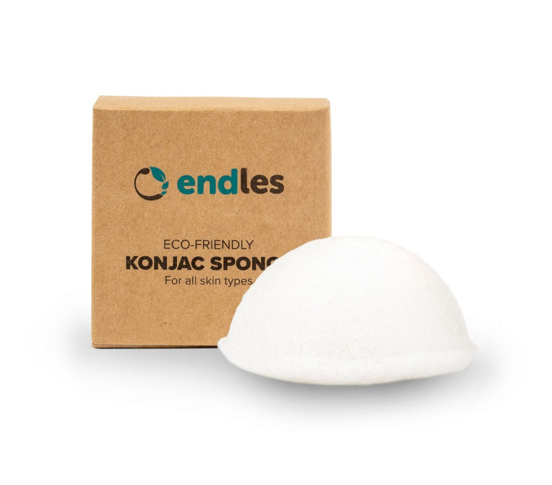 Endles by Econea Konjaková houbička - pro všechny typy pleti, 1 ks