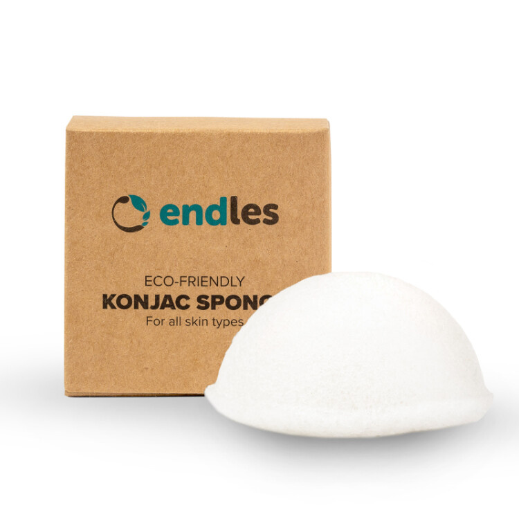 Endles by Econea Konjaková houbička - pro všechny typy pleti, 1 ks