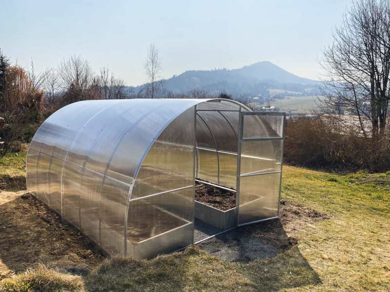 Zahradní skleník LEGI MANDARIN 8 x 3 m, 4 mm GA179991