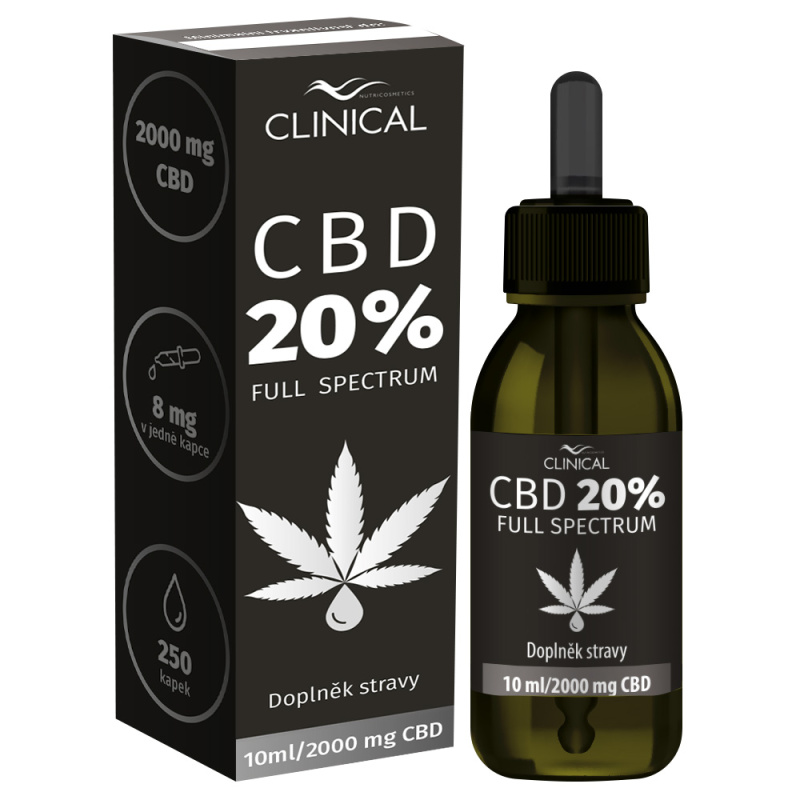 CLINICAL CBD 20% full spectrum 10 ml