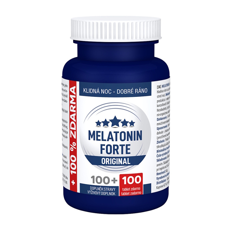 CLINICAL Melatonin forte original 100 + 100 tablet ZDARMA