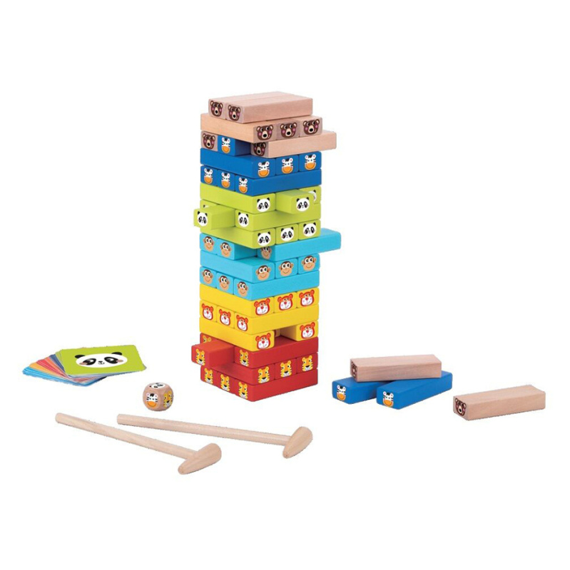 2Kids Toys Jenga se zvířátky