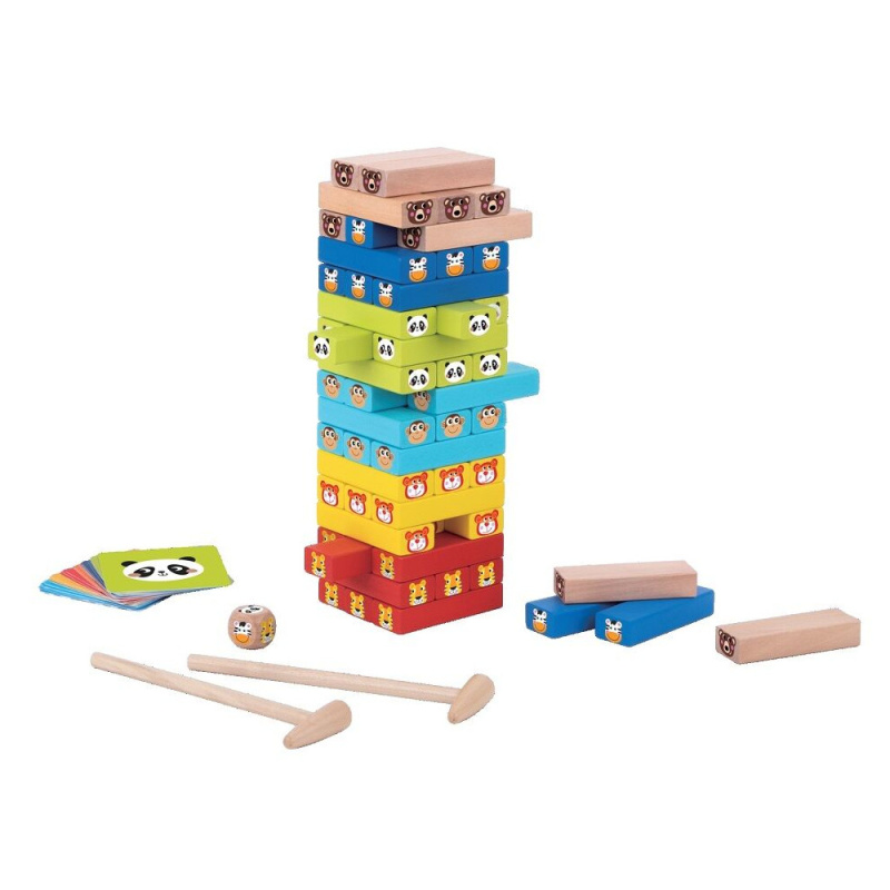 2Kids Toys Jenga se zvířátky