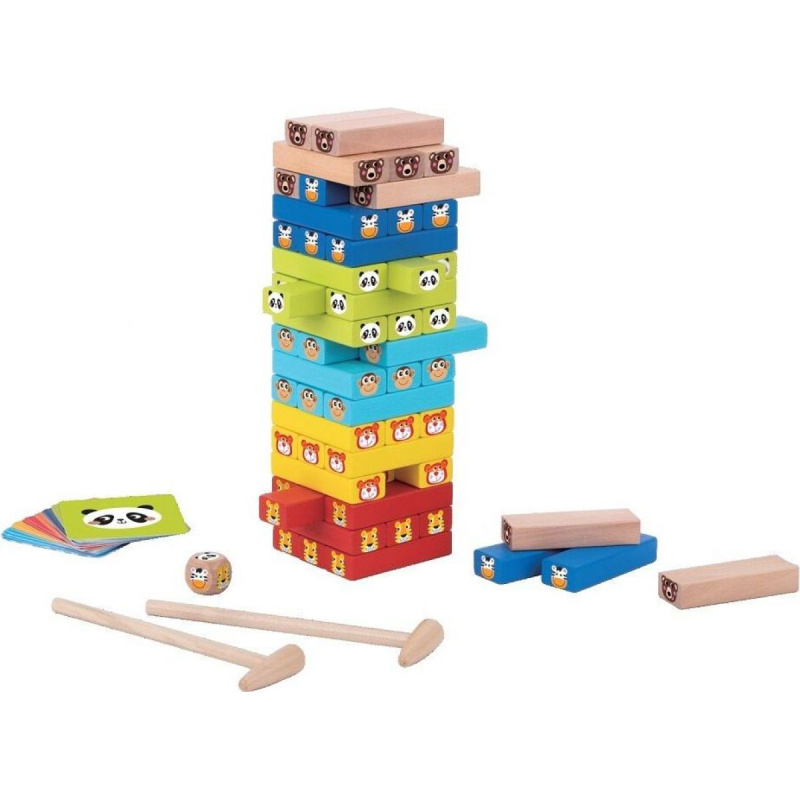 2Kids Toys Jenga se zvířátky