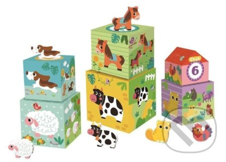 2Kids Toys Kostky se zvířátky Farma