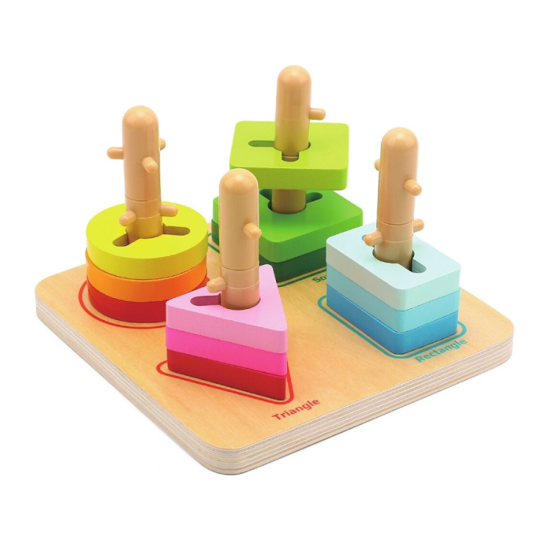 2Kids Toys Nasazování geometrické tvary