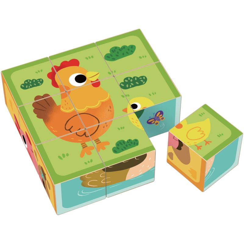 2Kids Toys Dřevěné kostky Farma