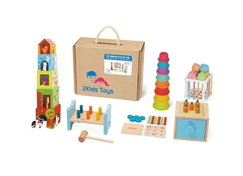2Kids Toys Dárkový set hraček pro nejmenší 12m+