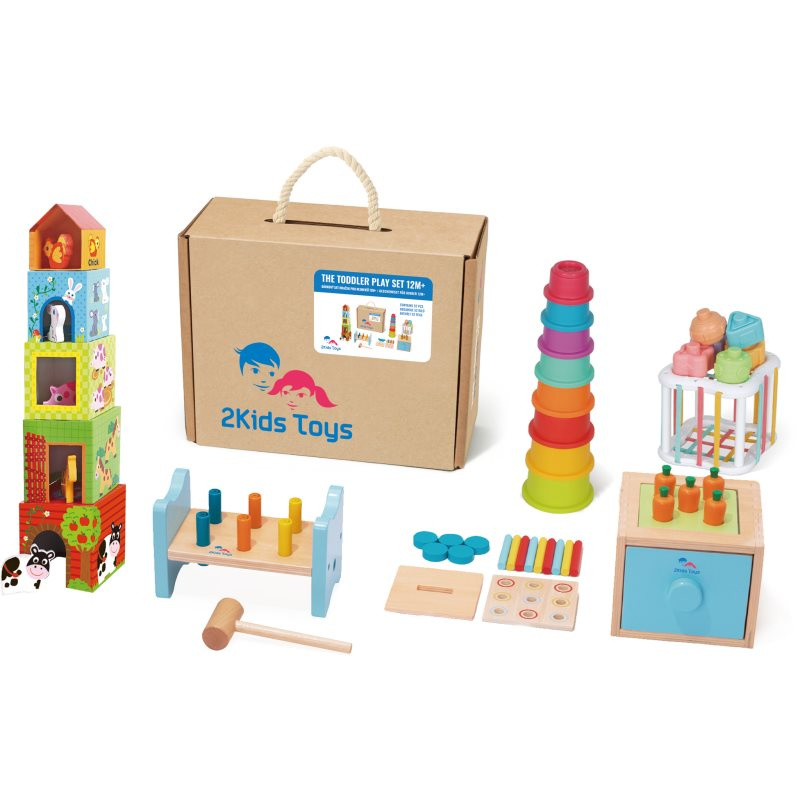 2Kids Toys Dárkový set hraček pro nejmenší 12m+