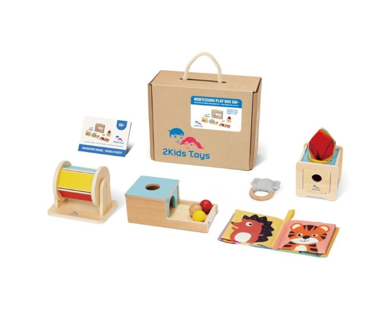 2Kids Toys Montessori set hraček pro nejmenší 5m+