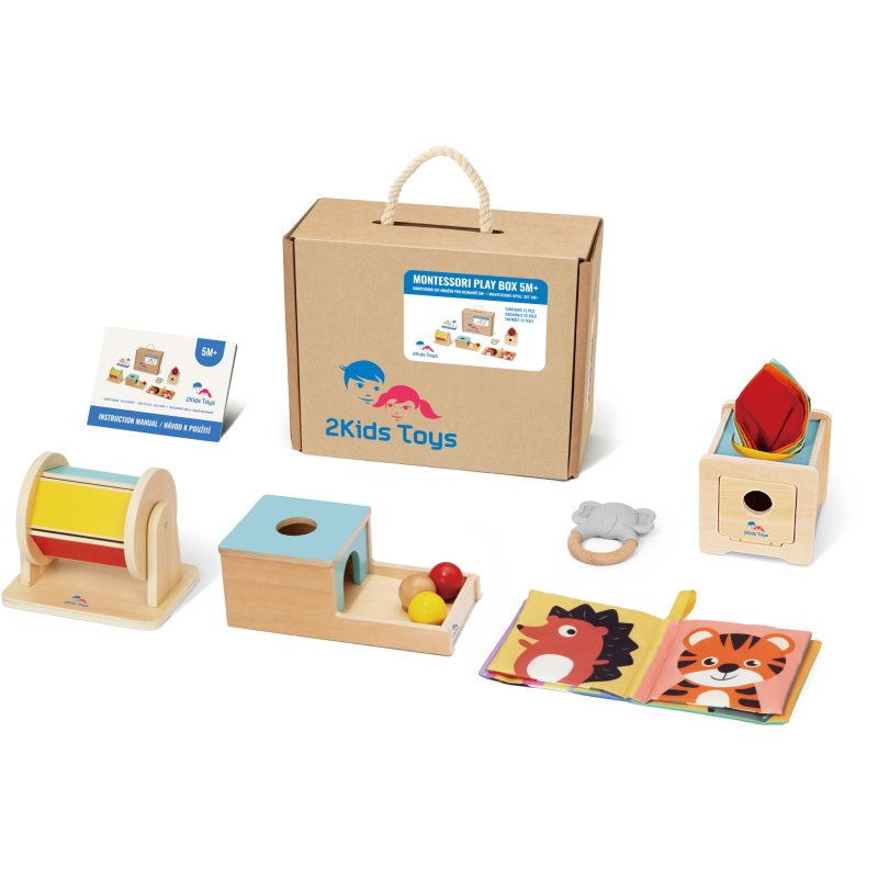 2Kids Toys Montessori set hraček pro nejmenší 5m+