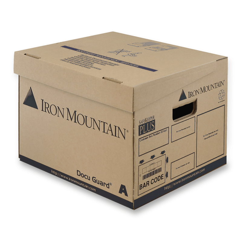 Iron Mountain DG/DC - archivační krabice na tabelační papír