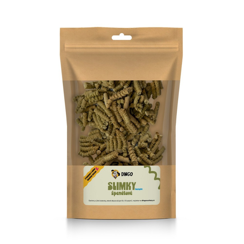DINGO slimky se špenátem, 250g