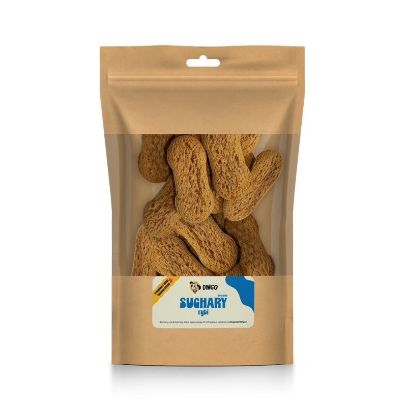 DINGO suchary rybí bezlepkové, 500g