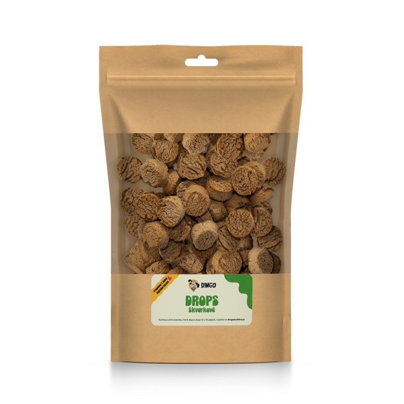 DINGO drops škvarkové 500g
