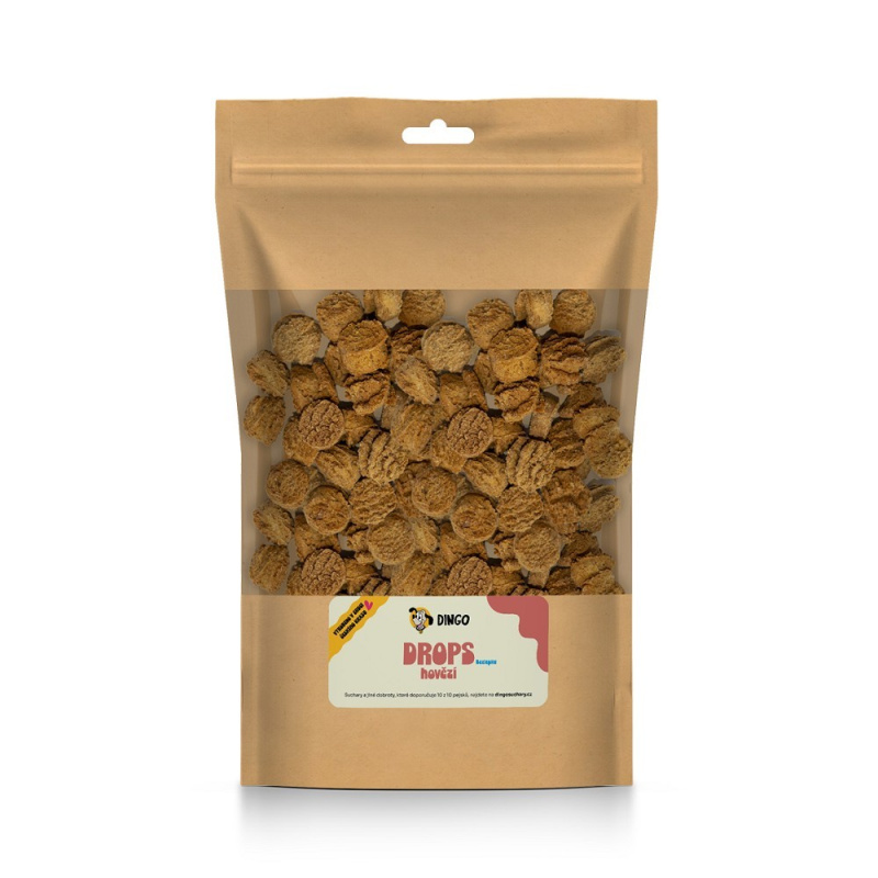 DINGO drops hovězí bezlepkové, 500g
