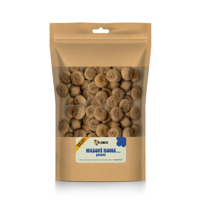 DINGO pečené masové koule hovězí, 500g