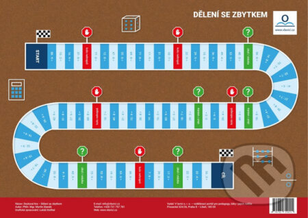 Dělení se zbytkem: Desková didaktická hra - Martin Staněk - hra z kategorie Didaktika