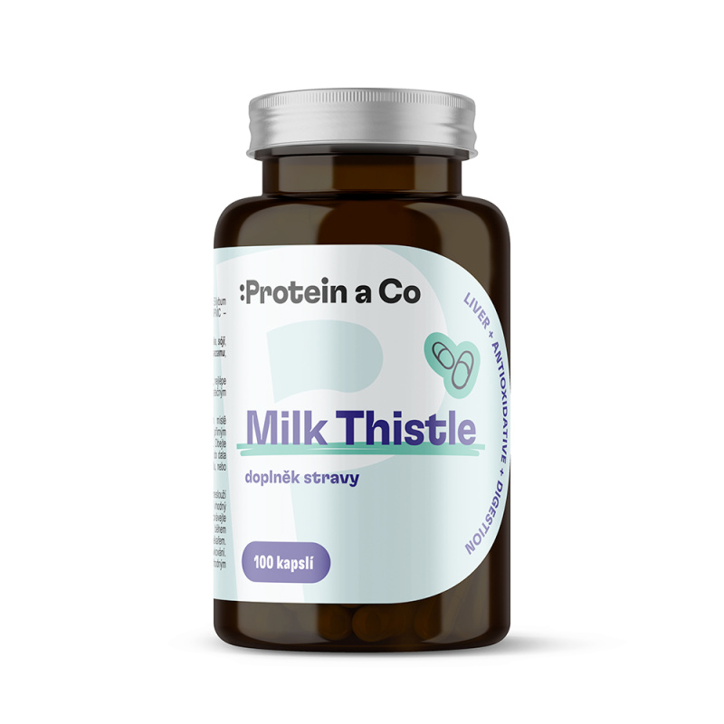 Protein a Co Milk Thistle - Ostropestřec mariánský 100 kapslí