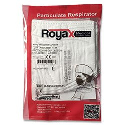 ROYAX FFP2 respirátor bílý velikost L 5 ks