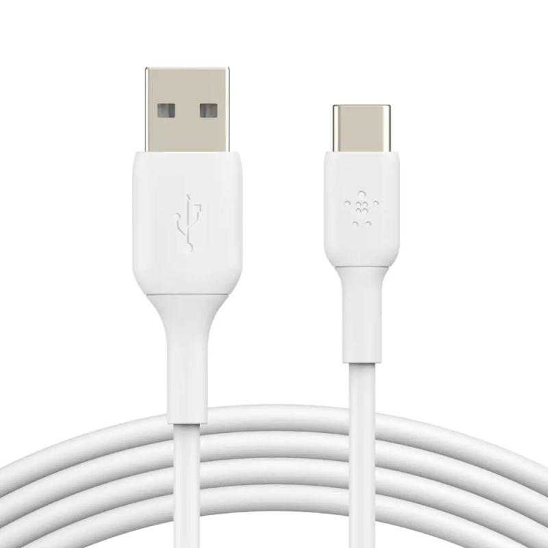 Belkin BOOST Charge USB-C/USB-A kabel, 1m, bílý