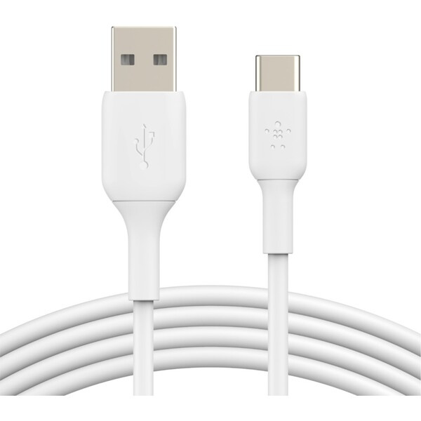 Belkin BOOST Charge USB-C/USB-A kabel, 3m, bílý