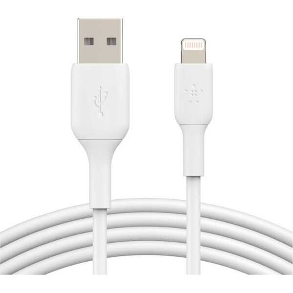 Belkin BOOST Charge Lightning/USB-A kabel, 1m, bílý