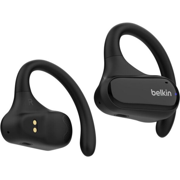 Belkin SoundForm ClearFit Open-Ear Wireless Earbuds Černá