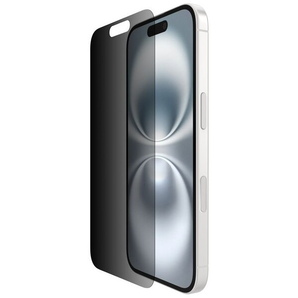 Belkin SCREENFORCE™ Invisiglass Privacy Anti-Microbial sklo iPhone 16/15/14 Pro