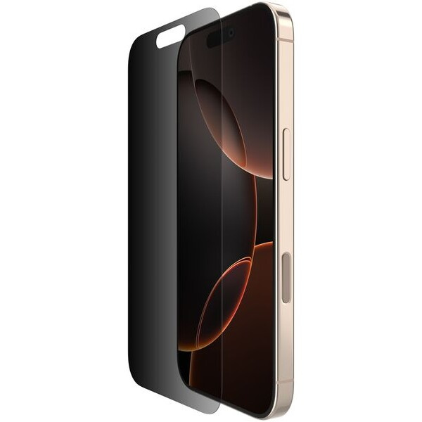 Belkin SCREENFORCE™ Invisiglass Privacy Anti-Microbial sklo iPhone 16 Pro