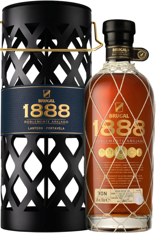 Brugal 1888 Ron Gran Reserva Doblemente Anejado + lucerna 40% 0,7l (dárkové balení kazeta)