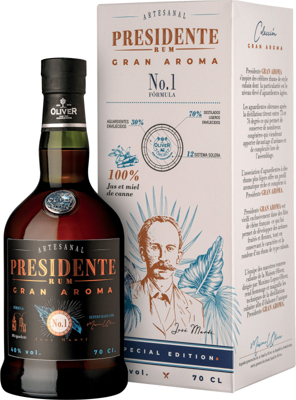 Presidente Martí Gran Aroma 40% 0,7l