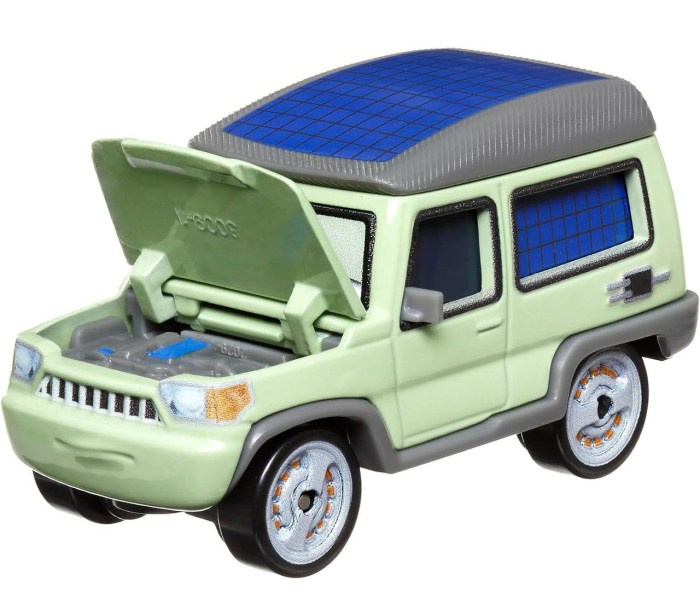 Mattel cars 3 autíčko miles alexrod with open hood, y0485